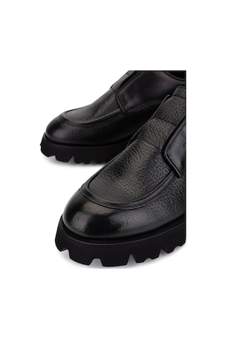 Tamer Tanca Erkek Hakiki Deri Siyah Casual Ayakkabı 1093 1903 Erk Ayk Sk25-26 Sıyah Siyah