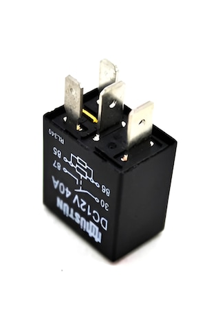 Mikro Röle 12v 40a 4p 4 Fişli Dirençli Çift Platin
