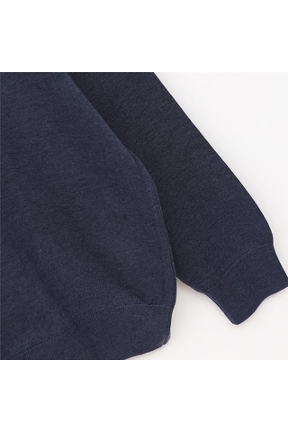 Dio Rise Erkek Uzun Kol İnce Sweatshirt - B180916 - Koyu İndigo Melanj Koyu İndigo Melanj