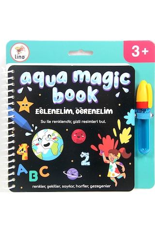 Aqua Magic Eğlenelim Öğrenelim Sihirli Boyama Kitabı