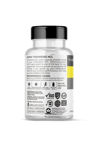 Oxin Nutrition Yohimbine 10 Mg 30 Kapsül Takviye