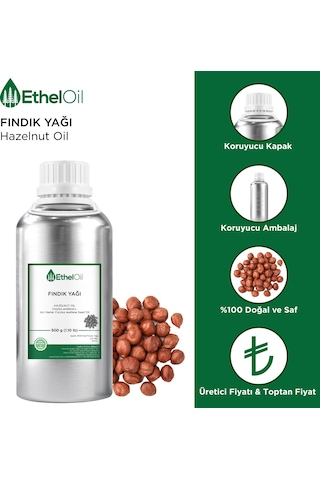 Etheloil Fındık Sabit Yağı 500 G