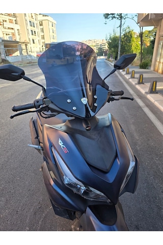 Motocam Kuba Vizy 50 Ön Cam 2025-2026 Model 43cm Siyah Renkli Sportif