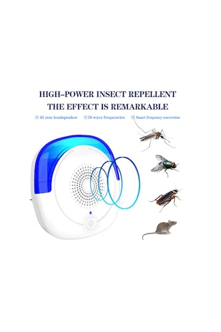 Leezsing Sessiz Ultrasonik Böcek Kovucu - 4 Adet, Kolay Kullanım, Modern Teknoloji İle Etkili Çözüm