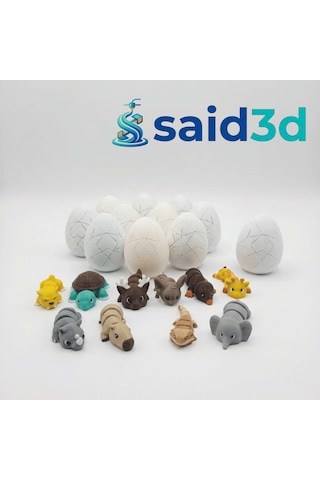 Said3d Sürpriz Orman Hayvanları 3d Baskılı Kırılabilir Yumurta Seti - 10 X Figürlü Yumurta Said3d Sürpriz Orman Hayvanları 3d Baskılı Kırılabilir Yumurta Seti - 10 X Figürlü Yumurta