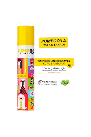 Pumpoo Spanish Summer Kuru Şampuan 200 ML