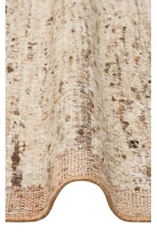 Terra Tr01 Natural Renkli Örme El Dokuma Premium Yün Jüt Halı Çok Renkli