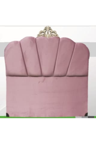 Başlık Alc Avangart Dilimli Model 120 Cm Baby Face Kumaş Pembe Renk El Yapımı