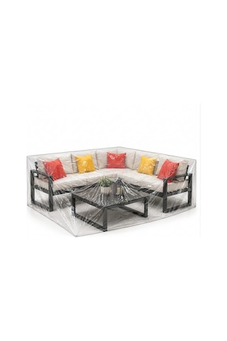 En Çok Tercih Edilen Şeffaf Bahçe Mobilyası Koruma Örtüsü,su Geçirmez,pvc Balkon,teras,masa Takımı Koruyucu Kılıf,190x300x100 Cm Diğer