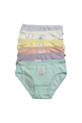Kız Çocuk Külot Karışık 6lı Karışık Renk