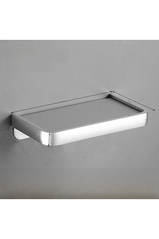 Yunboo Alüminyum Banyo Tuvalet Kağıdı Tutucu - Telefon Ve Küçük Eşya Rafı - Dayanıklı Tasarım - Gri Tek Katlı Diğer