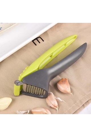Mutfak Aletleri Manuel Sarımsak Rendesi Presi Soğan Zencefil Öğütücü Sarımsak Kıyma Makinesi Doğrama Mutfak Aletleri Mutfak Aksesuarları Açık Gri