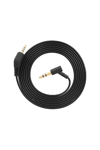 Konesam Bose Qc3 Kulaklık Audio Kablosu - 3.5mm-2.5mm, Altın Kaplı, Tpe Malzeme, 150cm, Siyah, Ses Kalitesi, Dayanıklı