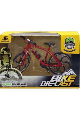 1:10 Die Cast 2a Kırmızı Dağ Bisikleti