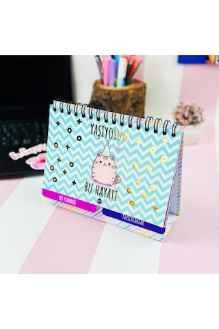 Yaşıyosun Bu Hayatı V2 Tasarımlı Konuşan Planner 1227 Renkli