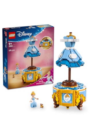 LEGO® ǀ Disney Princess Sindirella'nın Elbisesi 43266 - 9 Yaş ve Üzeri Prenses Seven Çocuklar için Yaratıcı Oyuncak Yapım Seti (474 Parça)