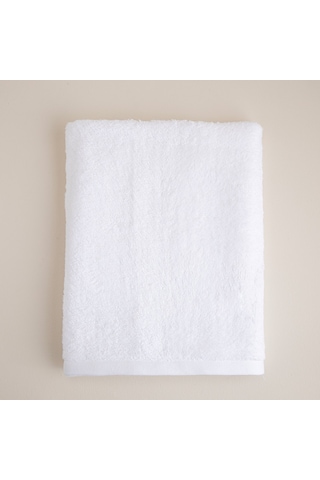Solıd Bambu Banyo Havlusu 85x150 Cm Beyaz