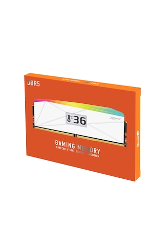 V-color Manta Xfinity+ Oled Argb Ddr5 32gb 2x16gb 6400mhz Cl32 Yerleşik Oled Ekran Intel Xmp Beyaz