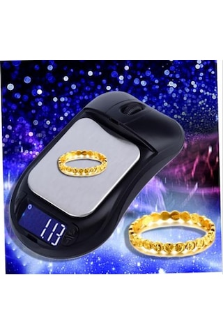 Dijital Hassas Terazi Tartı 200 Gram Kuyumcu Terazi Mouse Model