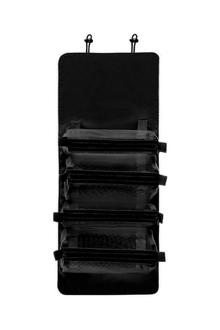 Moveevo 4'ü 1 Arada Makyaj Kozmetik Çantası Tuvalet Çantası Taşınabilir Büyük Kapasiteli Katlanır Depolama