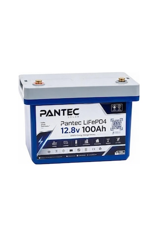 Pantec 12.8v 100ah 1.28kwh Lifepo4 Lityum Akü