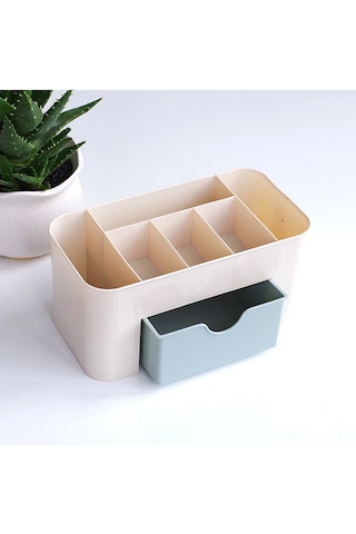 Vkemall 7 Bölmeli Plastik Makyaj Ve Tırnak Aletleri Saklama Kutusu - Çekmeceli, Dayanıklı