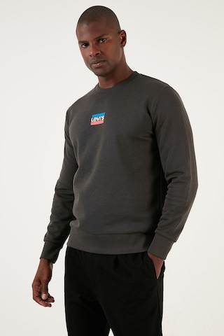 Levi's Erkek Pamuklu Regular Fit Bisiklet Yaka Sweat Erkek Sweatshirt - A2824 001