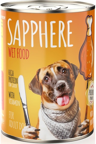 Sapphere Kümes Hayvanlı Yetişkin Köpek Maması Konserve 400 G
