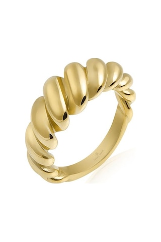 Daniel Klein Kadın Çelik Yüzük Dkj.5.4004-l-2 19 Mm İç Çapındadır - Large Gold