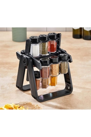 12 Li Döner Baharatlık Siyah