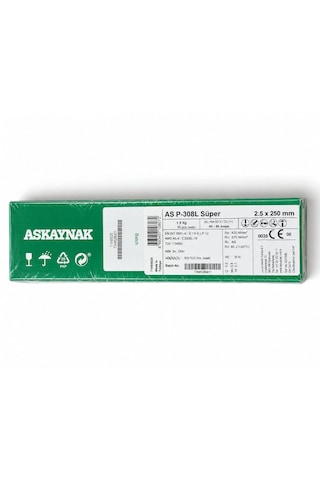 Askaynak As P-308l Süper 2.5 250 Mm Krom Elektrot