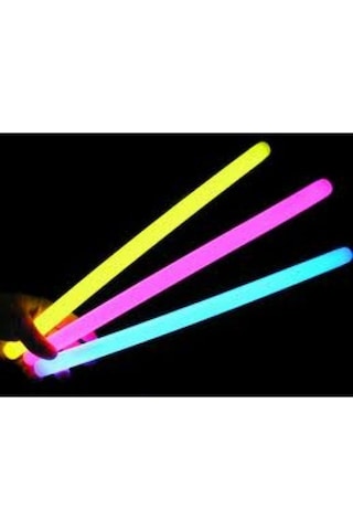 Karanlıkta Parlayan Fosforlu Glow Stick Kalın Çubuk 30 Cm 1   Adet