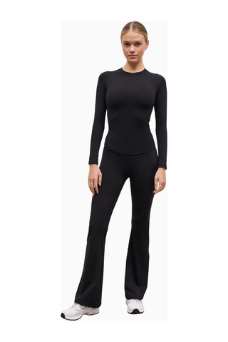 Because Of Alice Base Sculpting Long Sleeve Top Uzun Kollu Şekillendirici Kadın Üst Siyah