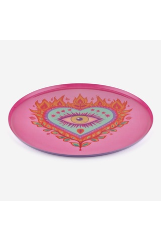 Turuncu Demir Latinaeye Tepsi 31x1x31 Cm