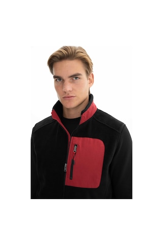 Arma Erkek Kışlık Softech Polar Relax Fit Tam Fermuar Yandan Cepli Baskısız Yelek K26424674101 Siyah