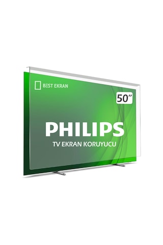 Phılıps Uyumlu 50pus8808 Tv Ekran Koruyucu - 50" İnç 126cm Ekran Koruyucu Ambilight
