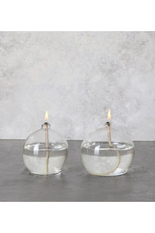 Kandillo Şeffaf Kandil Yağı İç Mekan 1 Lt + 50cm Fitil