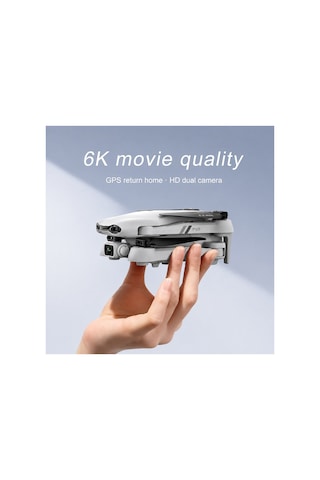 F10 Gps 6k Çift Kameralı Akıllı Dönüş Özellikli Drone Çift Batarya 2km Menzil 25 Dk Uçuş Süreli
