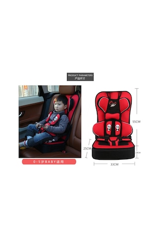 Deyingbao Çocuk Minderli Araba Koltuğu 0-5 Yaş Mavi