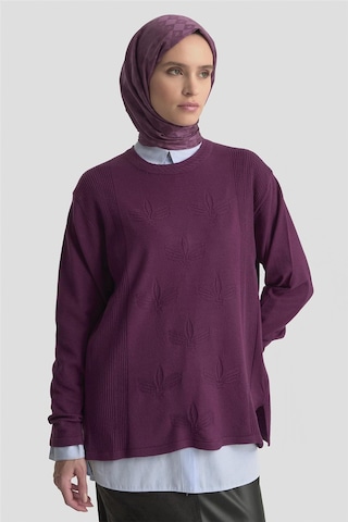 Armine Desenli Kazak 25kd7010 Mürdüm Mürdüm