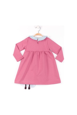 Denokids Mushi Tavşan Kız Gülkurusu Elbise Çok Renkli