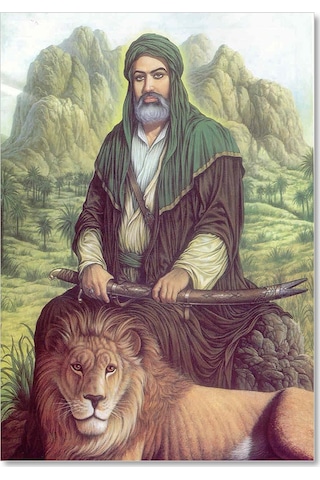 Cakasepetim Allahın Aslanı Hz. Ali Ve Zülfikar Ahşap Mdf Tablo