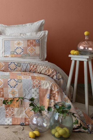 Apricitas Home Maude Terracota Tek Kişilik %100 Pamuk Pike Takımı