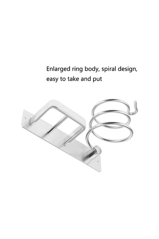 Sones 9448 Space Alüminyum Delgeçsiz Saç Kurutma Makinesi Depolama Rafı Gümüş