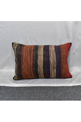 Zehra Abla Halı Yeni El Dokuma Dekoratif Kilim Kırlent Yastık Kılıfı 6243