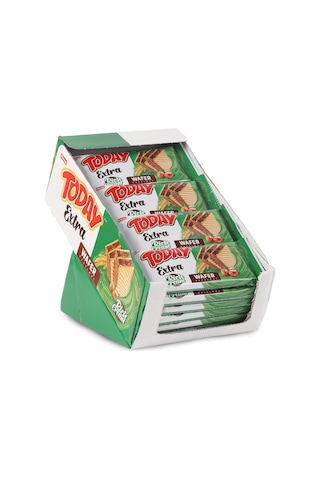 Today Extra Bol Kremalı Fındıklı Gofret 50Gr. 24 Adet (1 Kutu)
