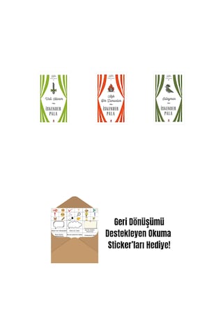 Vali Hanım Ciltli + Aşk Bir Zamanlar Ciltli + Süleyman Ciltli + Okuma Sticker'ları
