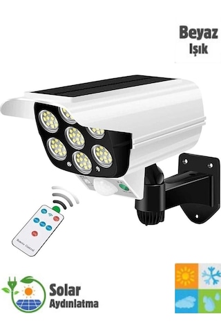 Hb-200 Model Solar Güneş Enerjili Hareket Sensörlü Sahte Kamera G
