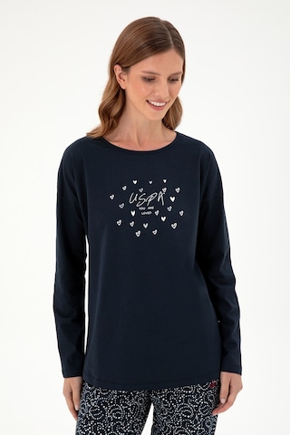 U.s. Polo Assn. Kadın Lacivert Pijama Takım 50303406-vr033 Lacivert