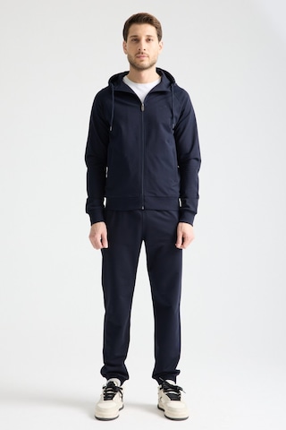 Shooter Sportswear Elit Class Füme Erkek Eşofman Takımı Mevsimlik Kapüşonlu Manşetli Rahat Kalıp Lacivert